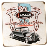 LAZZE metal sign
